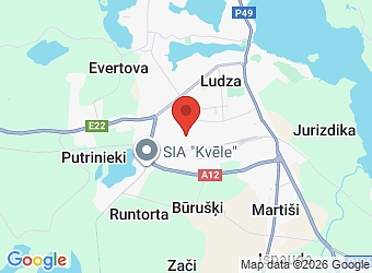  Dagdas 15, Ludza, Ludzas nov., LV-5701,  Latvijas Valsts ceļi, VSIA, Latgales reģionālā nodaļa, Klientu apkalpošanas centrs Ludzā