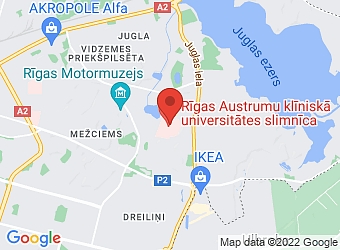  Hipokrāta 2, Rīga, LV-1079,  Rīgas Austrumu klīniskā universitātes slimnīca, SIA, Stacionārs Gaiļezers, Neiroloģijas un diagnostikas dienas stacionārs