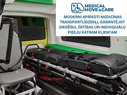 Moderni aprīkoti medicīnas transportlīdzekļi