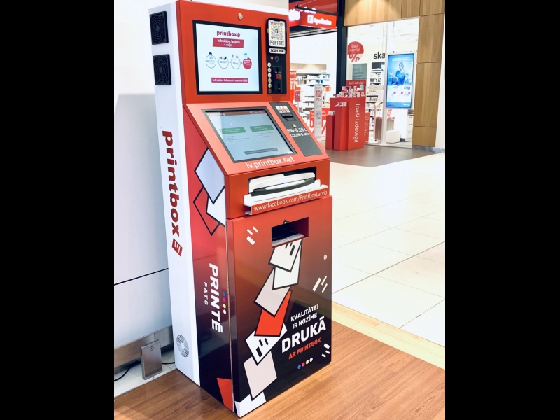 Printbox ir pašapkalpošanās kiosks drukāšanai