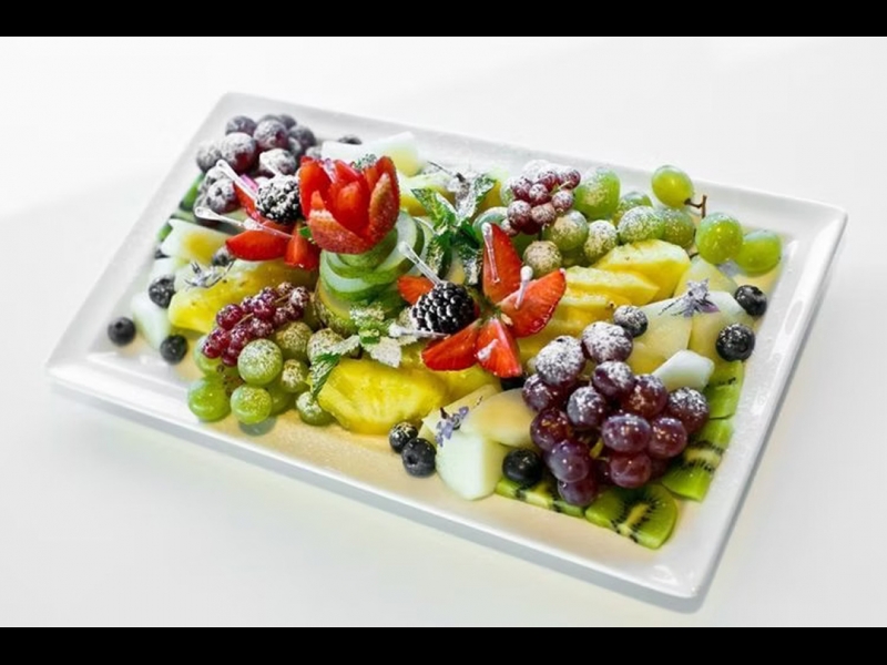 augļu un ogu plate