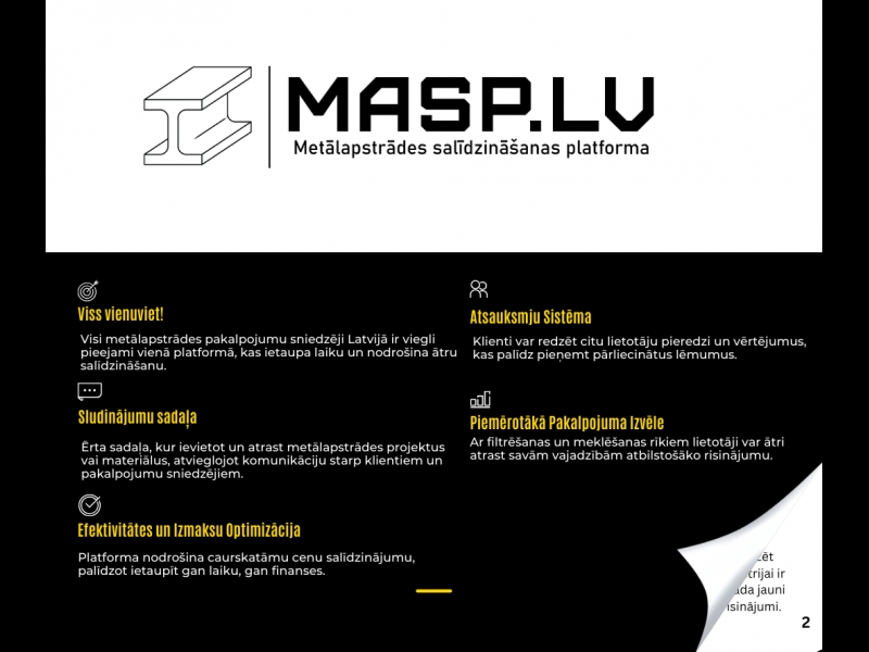 MASP.LV metālapstrādes pakalpojumi Latvijā