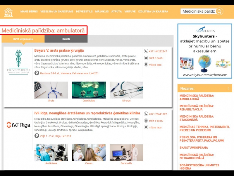 visaigimenei.lv vieta nozarē
