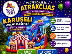 Atrakcija bērniem Karuseļi