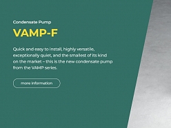 Mazākais kondensāta sūknis VAMP-F, ražots REFCO MANUFACTURING LTD, ŠVEICĒ