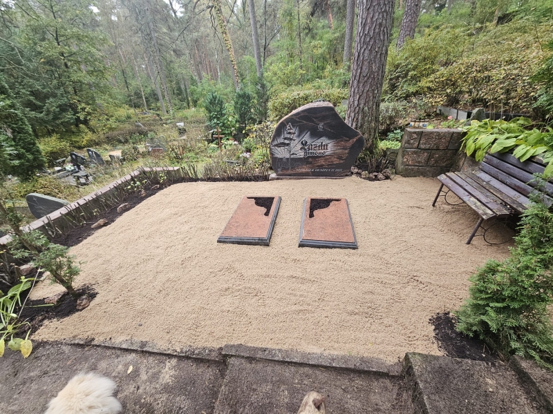 kapavietas labiekārtošana