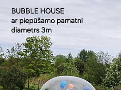 Piepūšamā atrakcija Bubble House