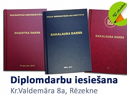 Diplomdarbu iesiešana