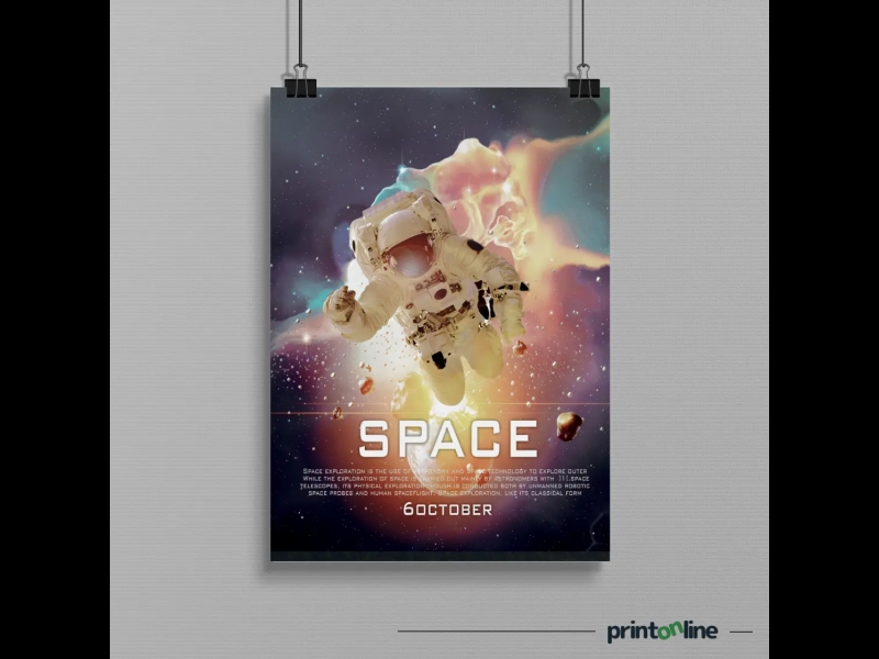 ceļojums uz nezināmo ar PrintOnline.lv plakātiem