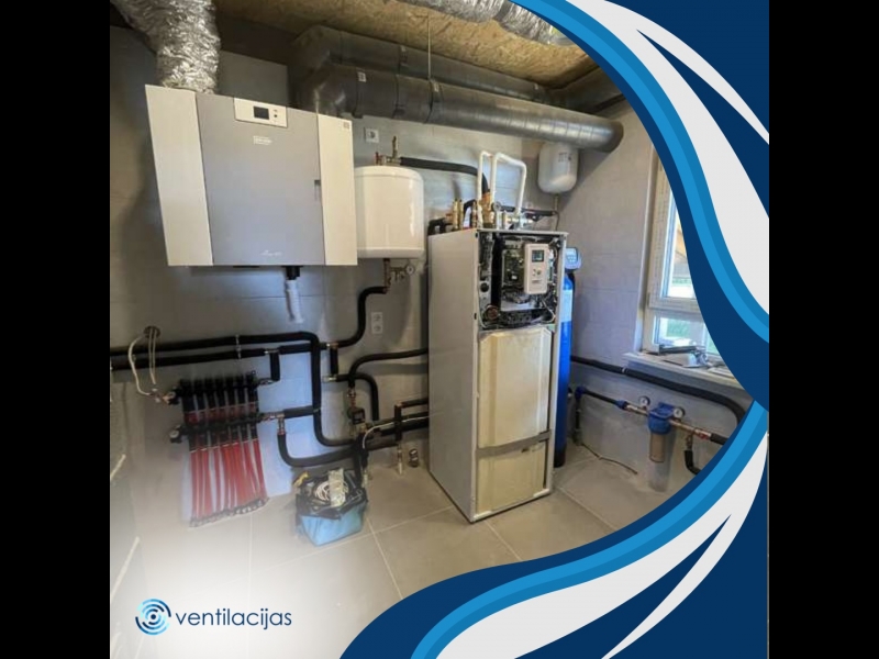 Siltumsūkņu montāža