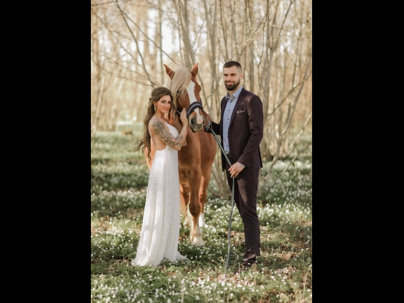 Fotosesija ar zirgiem