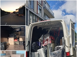 Mēbeļu pārvadāšana ar busu