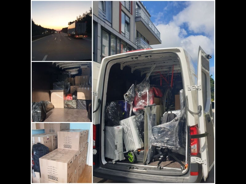 Mēbeļu pārvadāšana ar busu