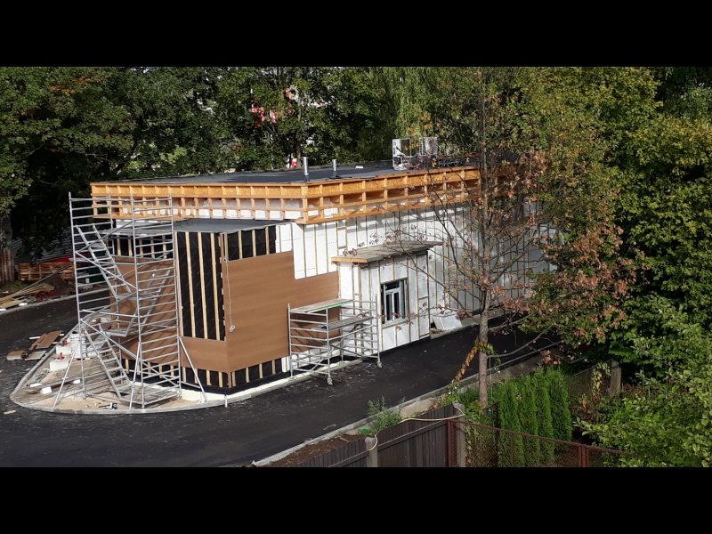 Burger King Imanta, būvniecība