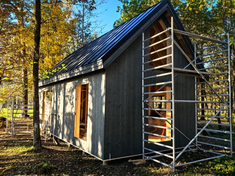 ātri būvējamas koka mājas