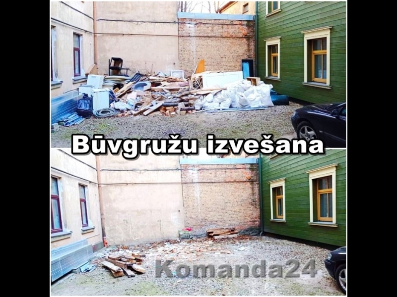 Būvgružu izvešana