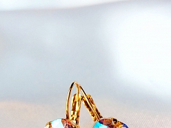 auskari ar kristāliem