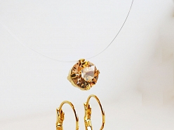 auskaru kaklarotas komplekts