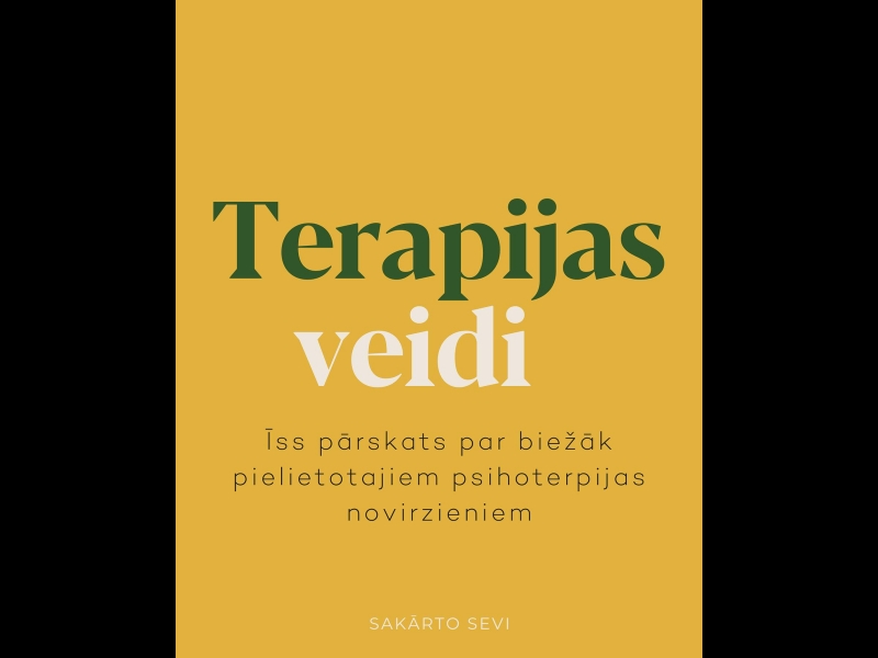 Terapijas veidi