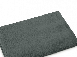 Pelēks frotē dvielis – vannas istabas tekstils