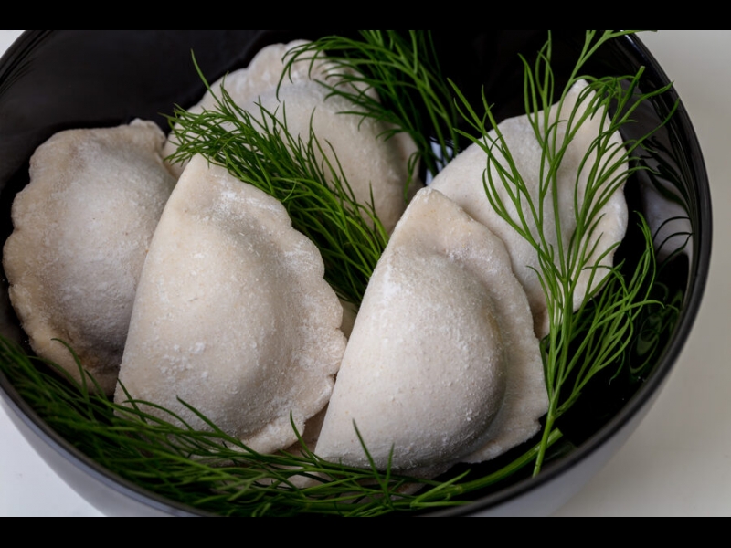 Bezglutēna vegāniskie pelmeņi
