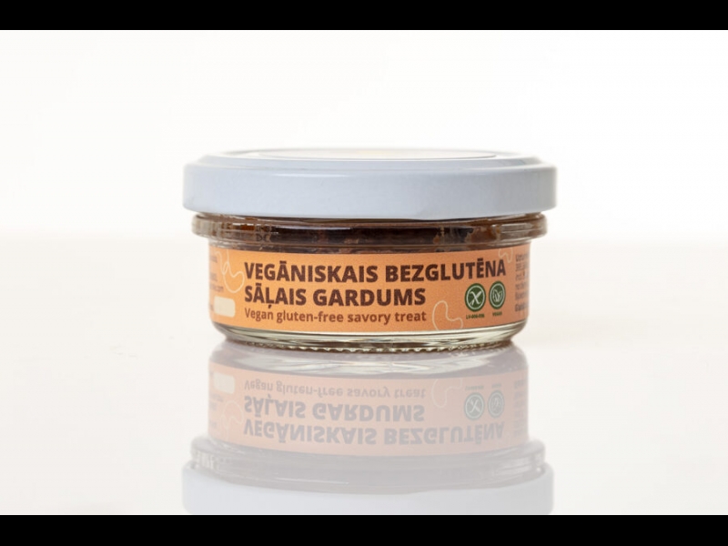 Vegāniskais bezglutēna sāļais gardums
