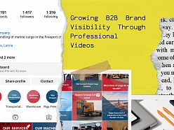 Video izmantošana, lai palielinātu B2B zīmola atpazīstamību un iesaisti.
