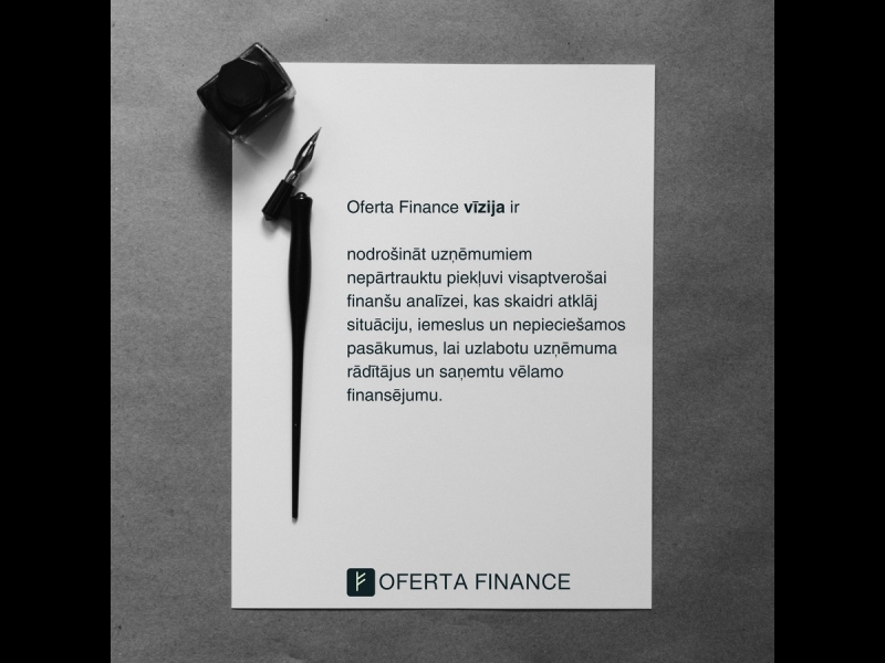 Finansējuma brokeru uzņēmums Oferta Finance