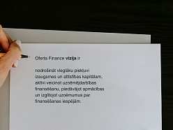 Finansējuma brokeru uzņēmums Oferta Finance