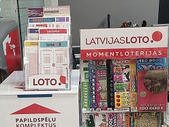 Latvijas Loto momentloteriju un biļešu tirdzniecība