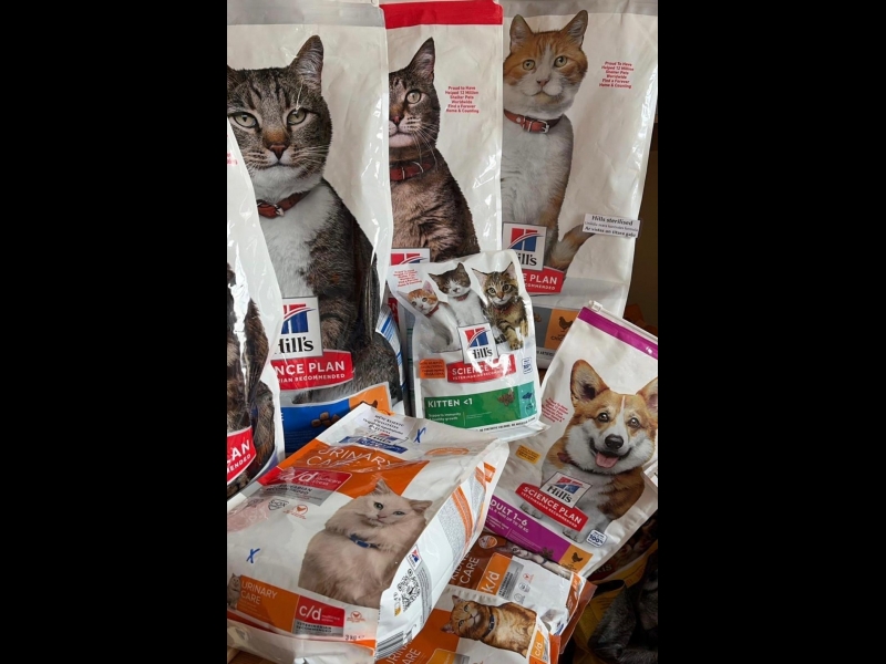 Veterināri ieteikta specializētā barība dzīvnieku veselībai.