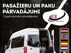 Pasažieru un pakas pārvadājumu pakalpojumi
