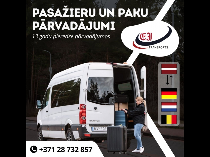 Pasažieru un pakas pārvadājumu pakalpojumi