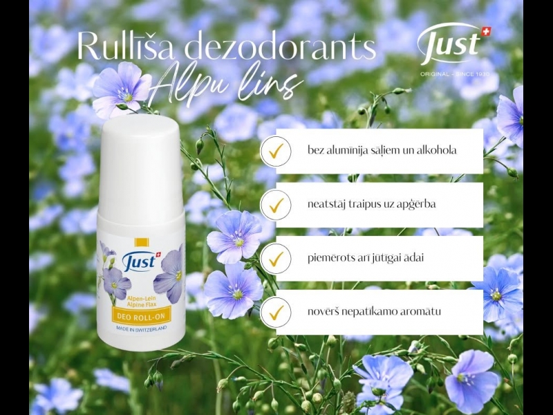 JUST Alpu linu rullīša dezodorants