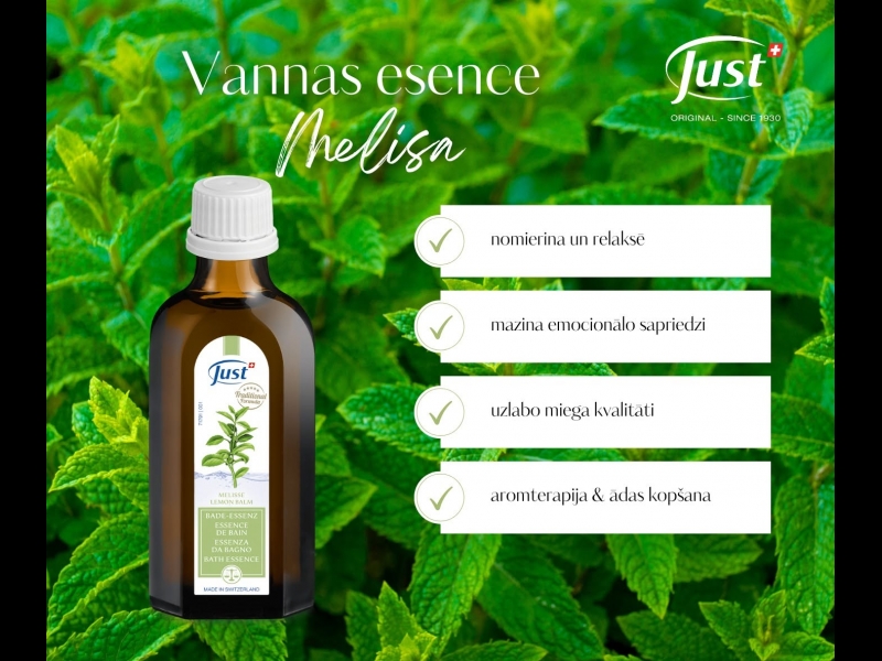 JUST melisas vannas esence