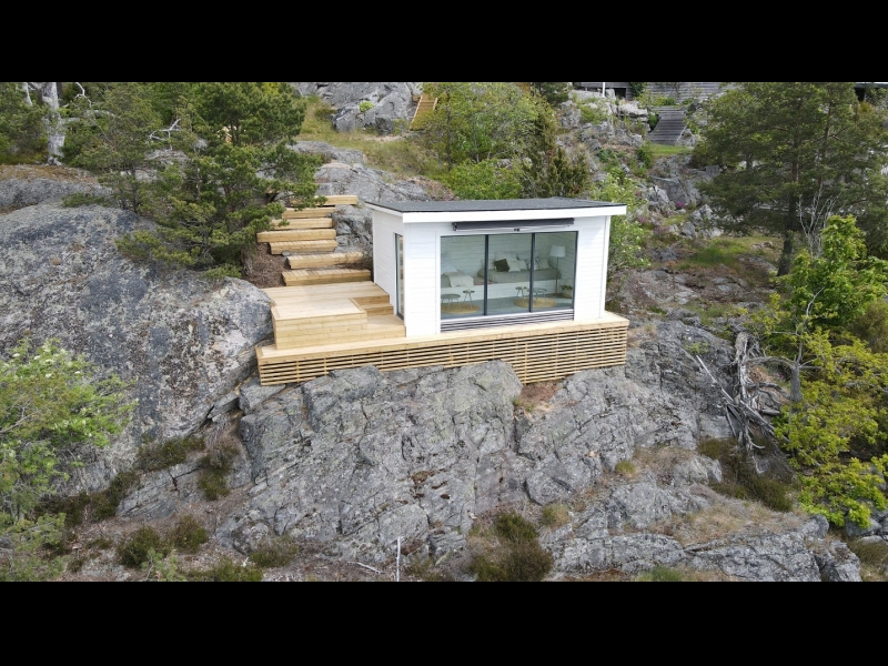 modernās moduļu mājas