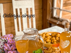 Cidoniju sīrups un augļi – dabīgs vitamīnu avots imunitātei