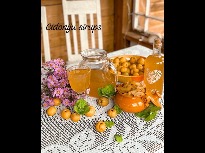 Cidoniju sīrups un augļi – dabīgs vitamīnu avots imunitātei