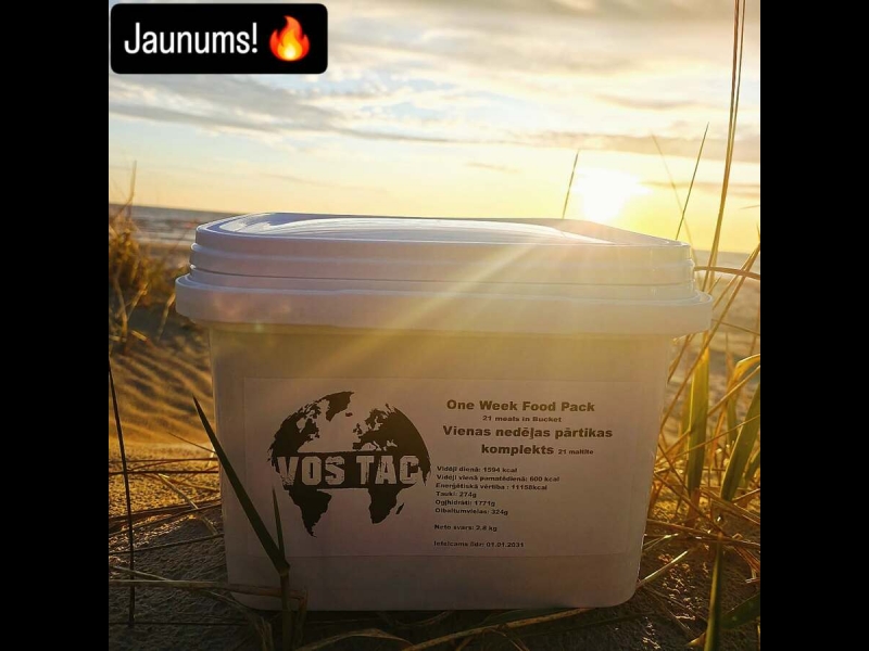 nedēļas pārtikas komplekts (One Week Food Pack) Alternatīva: