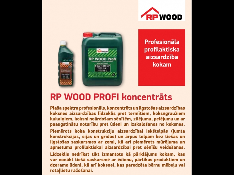 RP WOOD PROFI koncentrāts