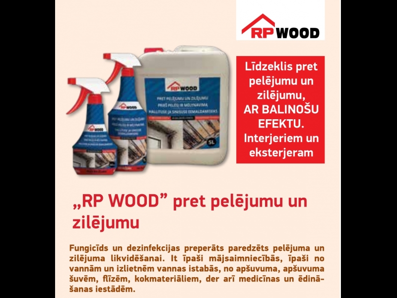 RP WOOD pret pelējumu