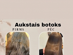 Nanoplastikas procedūra gludiem un taisniem matiem.