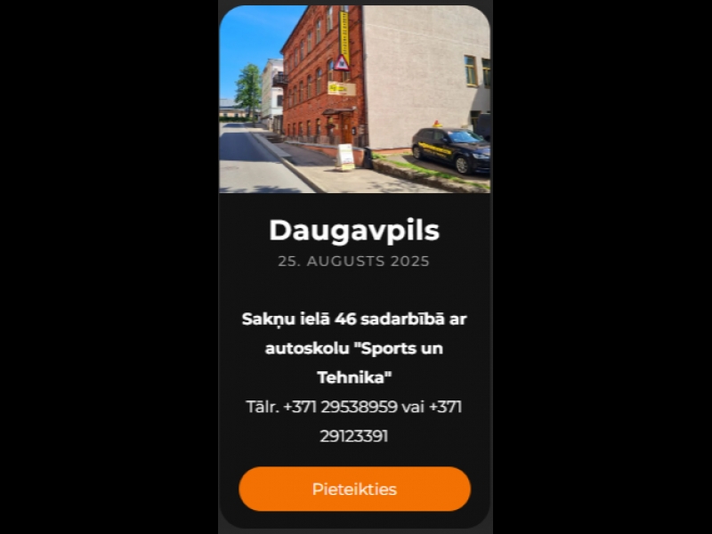 ADR autovadītāju kursi Daugavpilī