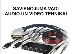 Savienojuma vadi audio un video tehnikai