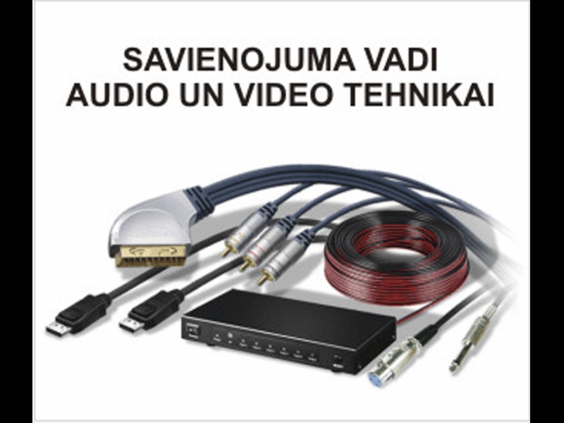 Savienojuma vadi audio un video tehnikai