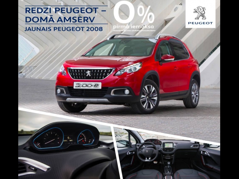 Peugeot 2008 tirdzniecība Amserv Krasta