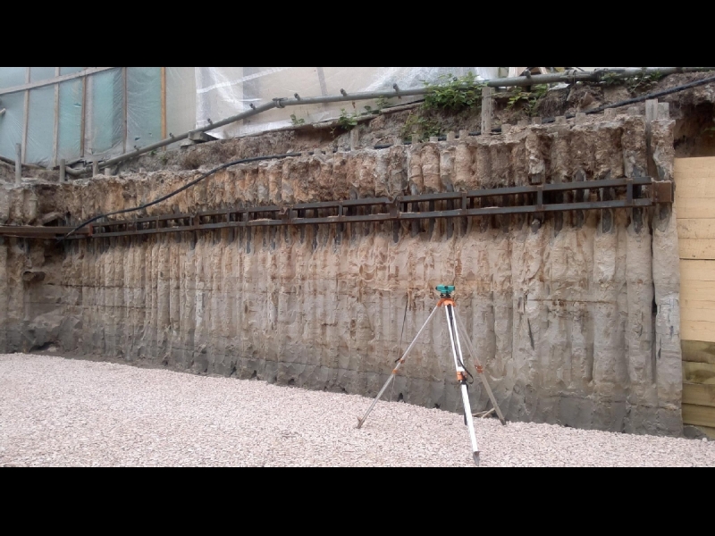 Injekcijas pāļi un atbalstsienas