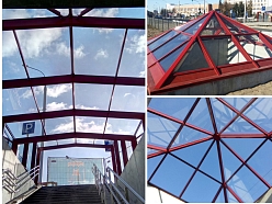 Stiklotu jumtiņu izgatavošana