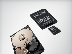 Datu nesēji – Cietie atmiņas diski HDD specializēti videonovērošanai, Micro SD kartes