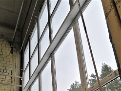 PVC logu, liekto stiklu ražošana